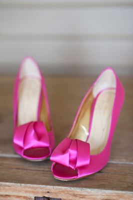 pink shoes